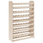 vidaXL Casier à vin 72 5x25x111 5 cm Bois de pin massif