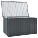 vidaXL Boîte de rangement de jardin Gris 171x99x93 cm
