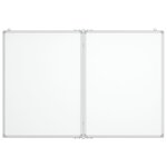 Tableau magnétique panneau écriture école maison bureau pliable 120 x 100 x 1 7 cm aluminium 02_0045516