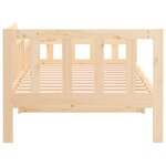 vidaXL Lit de jour sans matelas 90x200 cm bois de pin massif