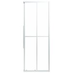 vidaXL Cabine de douche ESG dépoli 70x70x180 cm