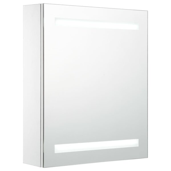 vidaXL Armoire de salle de bain à miroir LED 50x13 5x60 cm