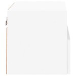 vidaXL Meubles TV muraux 2 Pièces blanc 40x30x30 cm bois d'ingénierie