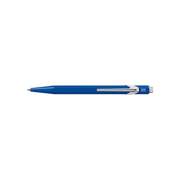 Stylo-bille caran d'ache 849 métal-x line aluminium bleu caran d'ache