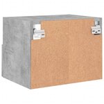 vidaXL Meubles TV muraux 2 Pièces gris béton 40x30x30cm bois d'ingénierie