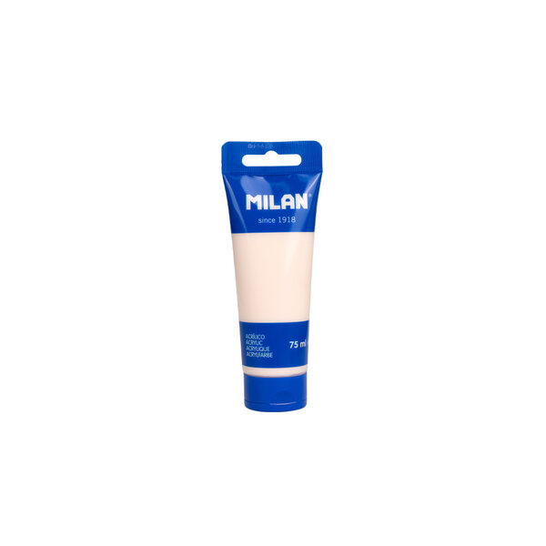 Tube 75ml peinture acrylique rose pâle