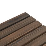 vidaXL Repose-pied de jardin 40x36 5x38 5 cm bois massif sapin