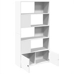 vidaXL Bibliothèque blanc 100x36x189 cm bois d'ingénierie