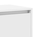 vidaXL Buffet blanc Blanc Bois d'ingénierie 120 x 41 x 75 cm