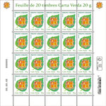 Timbre Andorre - Blason - Carta Verda