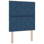 Tête de lit LED vidaXL Design Blocs en Diamant Bleu 80 cm Tissu