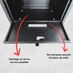 Boîte aux lettres à colis - ParcelXL® - Boîte à colis - Autonome - Boîte aux lettres suspendue - Courrier & Colis
