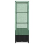 vidaXL Jardinière surélevée avec housse aspect rotin 80x40x138 cm