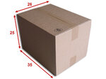 Lot de 5 boîtes carton (n°46a) format 350x260x250 mm