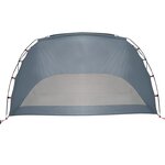vidaXL Tente de plage gris 274x178x170/148 cm 185T polyester