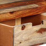 vidaXL Table console avec 3 tiroirs 120x30x75 cm Bois massif
