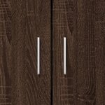 vidaXL Bibliothèque chêne marron 82 5x30 5x115 cm bois d'ingénierie