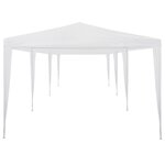 vidaXL Tente de réception 3x9 m PE Blanc