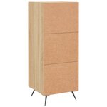 vidaXL Buffet Chêne sonoma 34 5x34x90 cm Bois d'ingénierie