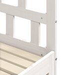 vidaXL Lit de jour et lit gigogne sans matelas 90x190 cm bois massif