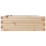 vidaXL Jardinière 70x70x23 cm bois de pin massif