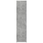 vidaXL Buffet haut gris béton 45x42 5x185 cm bois d'ingénierie