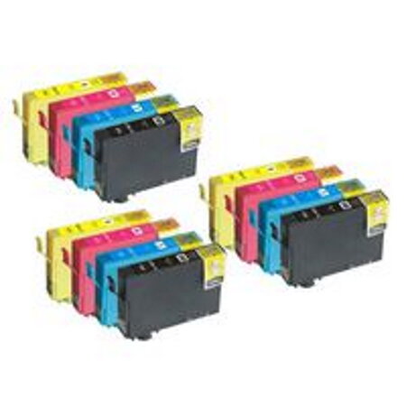 Pack de 12 cartouches compatibles t18 xl pour imprimantes epson