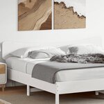 vidaXL Tête de lit blanc 180 cm bois massif de pin