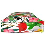 vidaXL Coussins de palette pour banc 2 Pièces Jungle tropicale 120x40x8 cm Tissu Oxford