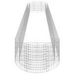 vidaXL Lit surélevé à gabion Fer galvanisé 600x100x50 cm