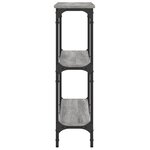 vidaXL Table console sonoma gris 100x22 5x75 cm bois d'ingénierie