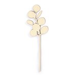 Fleurs en Bois 24 cm épaisseur 4 mm 10 pièces