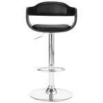 vidaXL Tabouret de bar Noir Similicuir