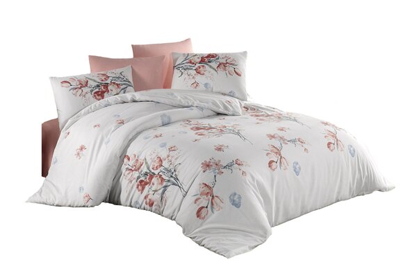 Parure de lit blanche LIYA 240 x 220 cm