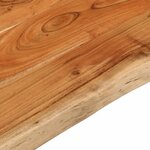 vidaXL Dessus de table 90x60x3 8 cm rectangulaire bois massif d'acacia