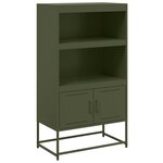 vidaXL Meuble TV anthracite 100 5x39x60 5 cm acier