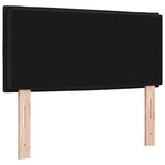 Tête de lit vidaXL Design Lignes Noir 80 cm Tissu