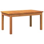 vidaXL Ensemble Bistro de 3 Pièces avec Coussins - Bois d'Acacia Massif