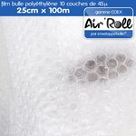 1 rouleau de film bulle d'air largeur 25cm x longueur 100m - gamme air'roll coex