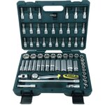 Brüder Mannesmann Kit de clés à cliquet 61 pièces 3/8"