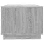 vidaXL Table basse sonoma gris 102x55x43 cm bois d'ingénierie