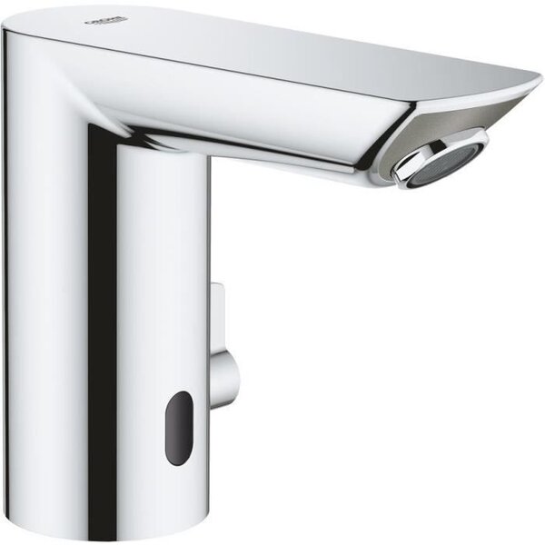 GROHE Mitigeur lavabo infrarouge Bau Cosmopolitan E 1/2 36453000 - 7 programmes-Avec transformateur-Limiteur de température-Chrome