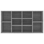 vidaXL Banc à chaussures Sonoma gris 103x30x54 5 cm Bois d'ingénierie