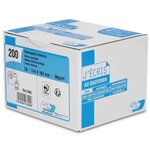 Boîte de 200 enveloppes  dl  110 x 220 mm  blanc  avec fenêtre gpv