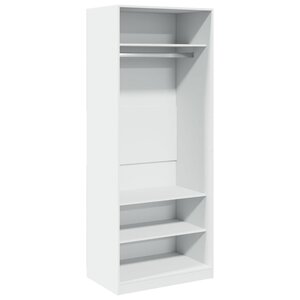 vidaXL Garde-robe blanc 80x50x200 cm bois d'ingénierie