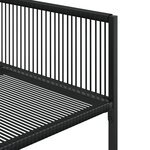 vidaXL Ensemble à manger de jardin 9 Pièces Noir Résine tressée
