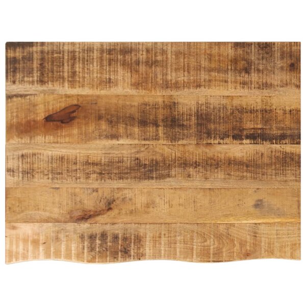 vidaXL Dessus de table 80x60x3 8 cm bord vif bois massif manguier brut