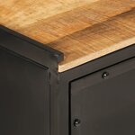 vidaXL Armoire de salle de bain 40x30x60 cm fer et bois de manguier