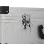 vidaXL Valise à outils 46 x 33 x 16 cm Argenté Aluminium