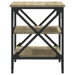 vidaXL Tables d'appoint 2 Pièces Chêne sonoma 40x42x50 cm Bois ingénierie